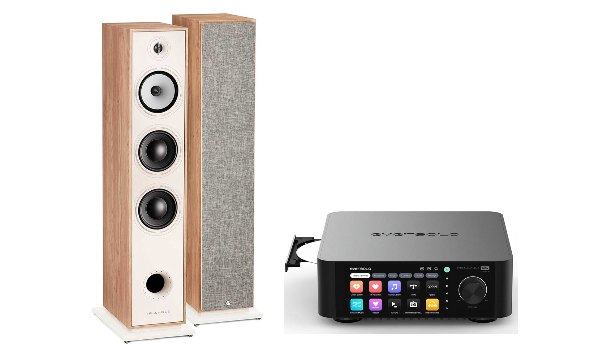 EverSolo Play Streaming Amplifier CD + Triangle Borea BR08 - Imagen 2